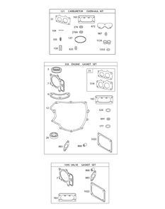 Engine Assembly 2 Diagram and Parts List for GT1554VT 14VR13CK009-14VR13CK010 Cub Cadet Lawn Tractor